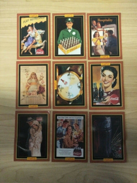 Coca-Cola 1995 Collection of 18 different Series 4 cards
