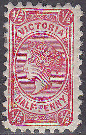 Victoria Australian States SG 187a ½d Pale red Bantam Mint