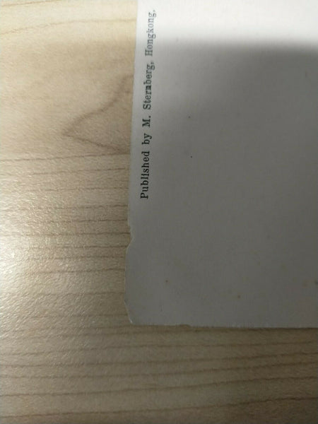 Hong Kong Vintage Postcard Queen's Road Hong Kong