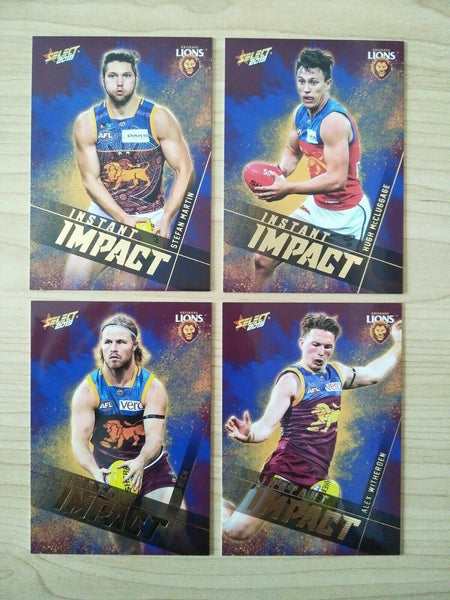 2019 AFL Select Footy Stars Brisbane Lions Inserts x14