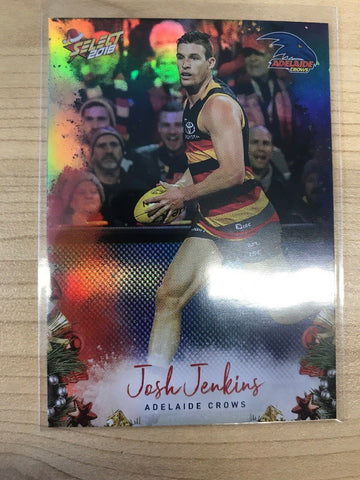 AFL 2018 Select Christmas Holofoil Card X7 - Adelaide, Josh Jenkins