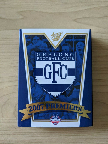 2007 Geelong Football Club Premiership Boxed Football Card Set