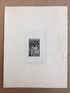 French West Africa 1947 60f. Coconuts. Artist Signed Die Proof SG38