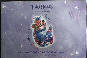 Australia Zodiac Taurus Prestige Stamp Booklet PB146 animals stars constellation