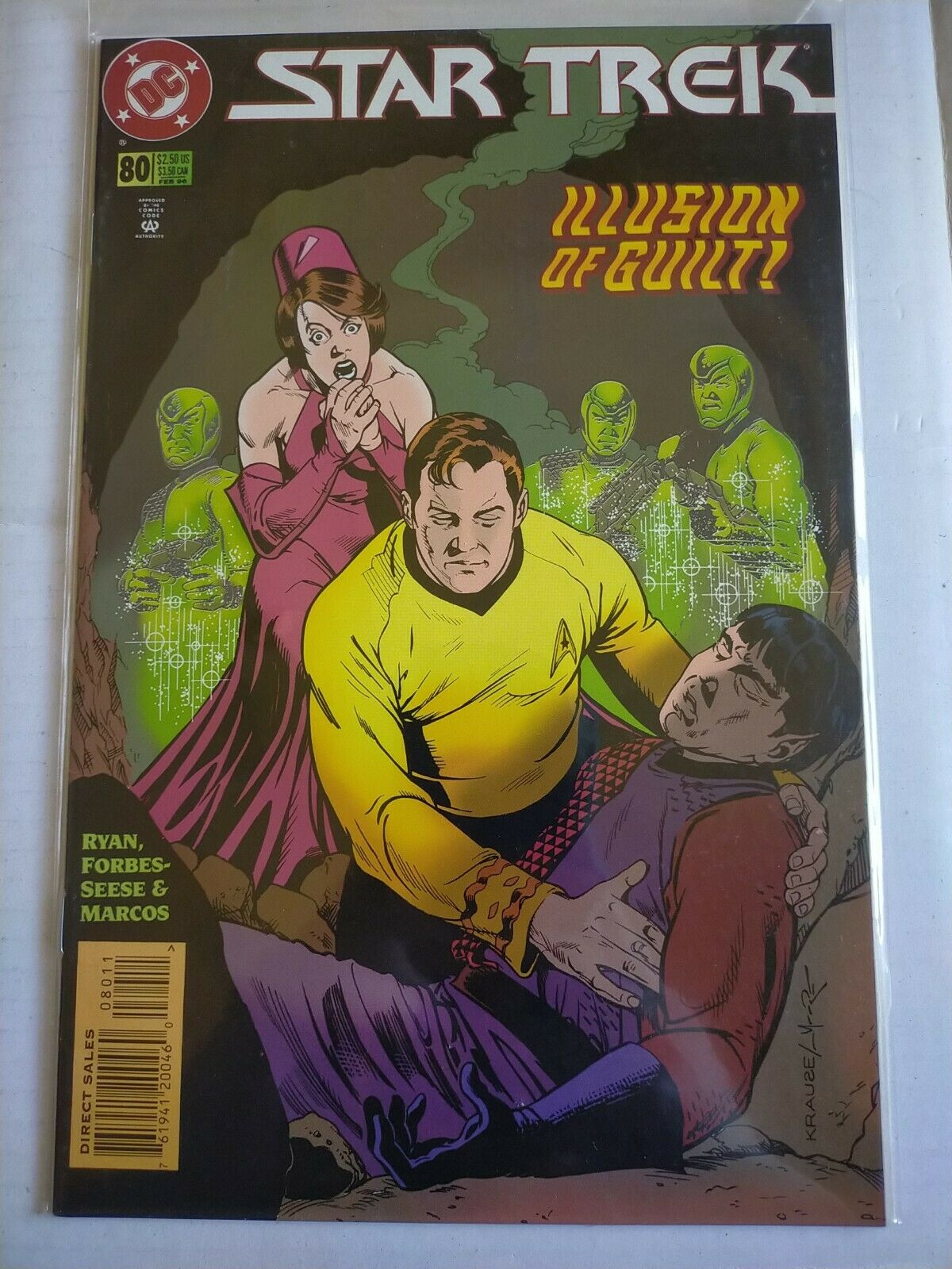 DC 80 February 1996 Star Trek Illusion Of Guilt Comic