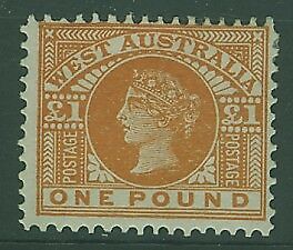 WA Western Australia Australian states SG 128 £1 orange-brown Superb MLH