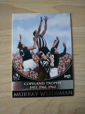 Select ESP Official AFL Collingwood Team Of The Century Murray Weideman (86)