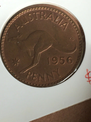 Australia 1956 Melbourne Penny  Uncirculated