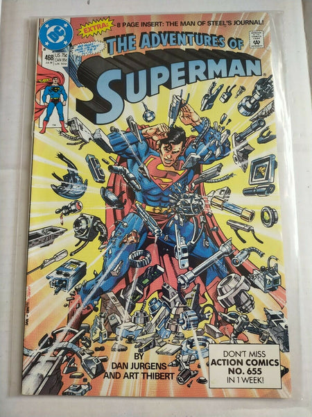 DC 468 July 1990 The Adventures of Superman Comic