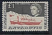 BAT British Antarctic Territory £1 Endurance ship red + black SG 15a MUH