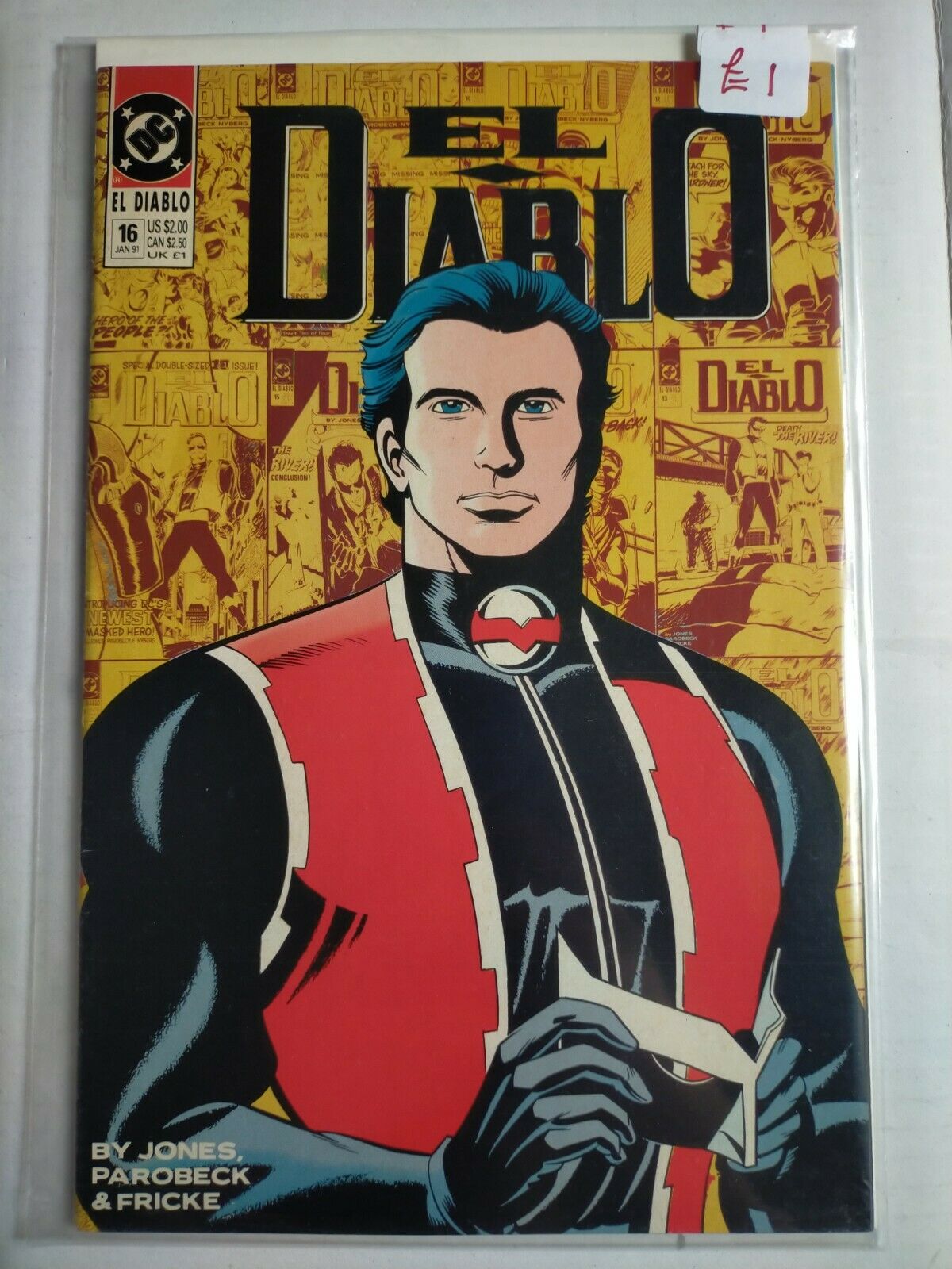 DC Comic Book El Diablo No. 16 Jan 1991