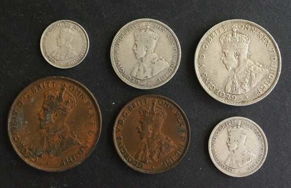 Australia 1928 Pre Decimal 6 Coin Set