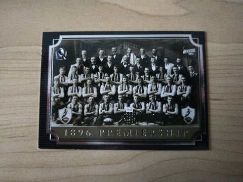 Select ESP Official AFL Collingwood Team Of The Century 1896 Premiership (95)