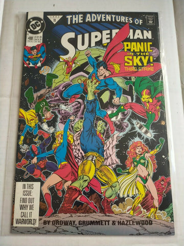 DC 488 March 1992 The Adventures of Superman Comic