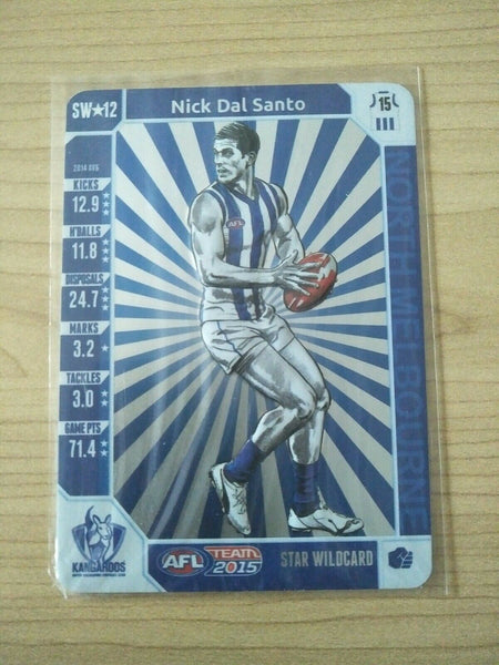 2015 Teamcoach Star Wildcard Nick Dal Santo North Melbourne SW-12