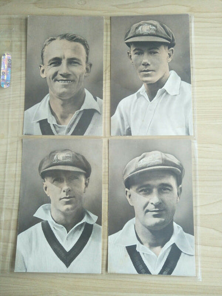 Australian English Cricket Postcards Test Match Stars And Favourites 20 Cards