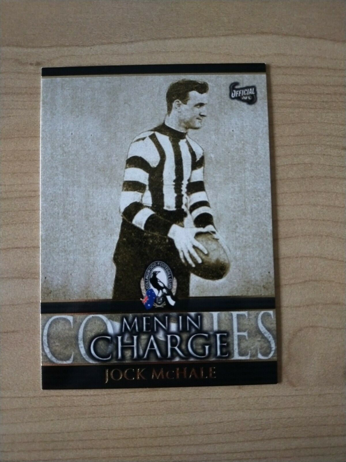 Select ESP Official AFL Collingwood Team Of The Century Jock McHale (65)