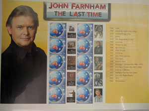 Australia 50c John Farnham The Last Time music SES Stamp Sheet