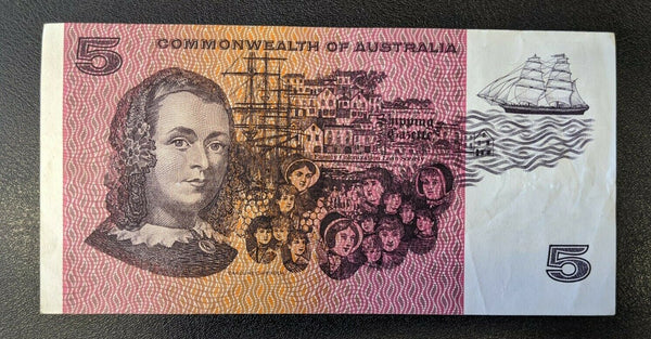 R202L $5 Commonwealth Of Australia Coombs/Randall Banknote Last Prefix NCS