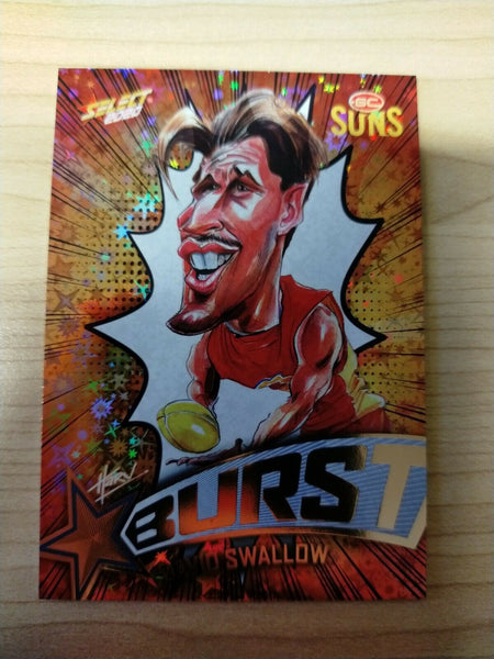 2020 Select Footy Stars Explosion Star Burst GC Suns David Swallow