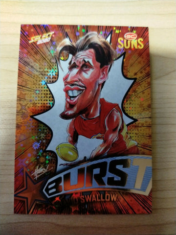 2020 Select Footy Stars Explosion Star Burst GC Suns David Swallow