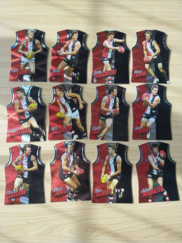 2010 Select Champions Jersey Die Cut St Kilda Team Set Of 12 Cards