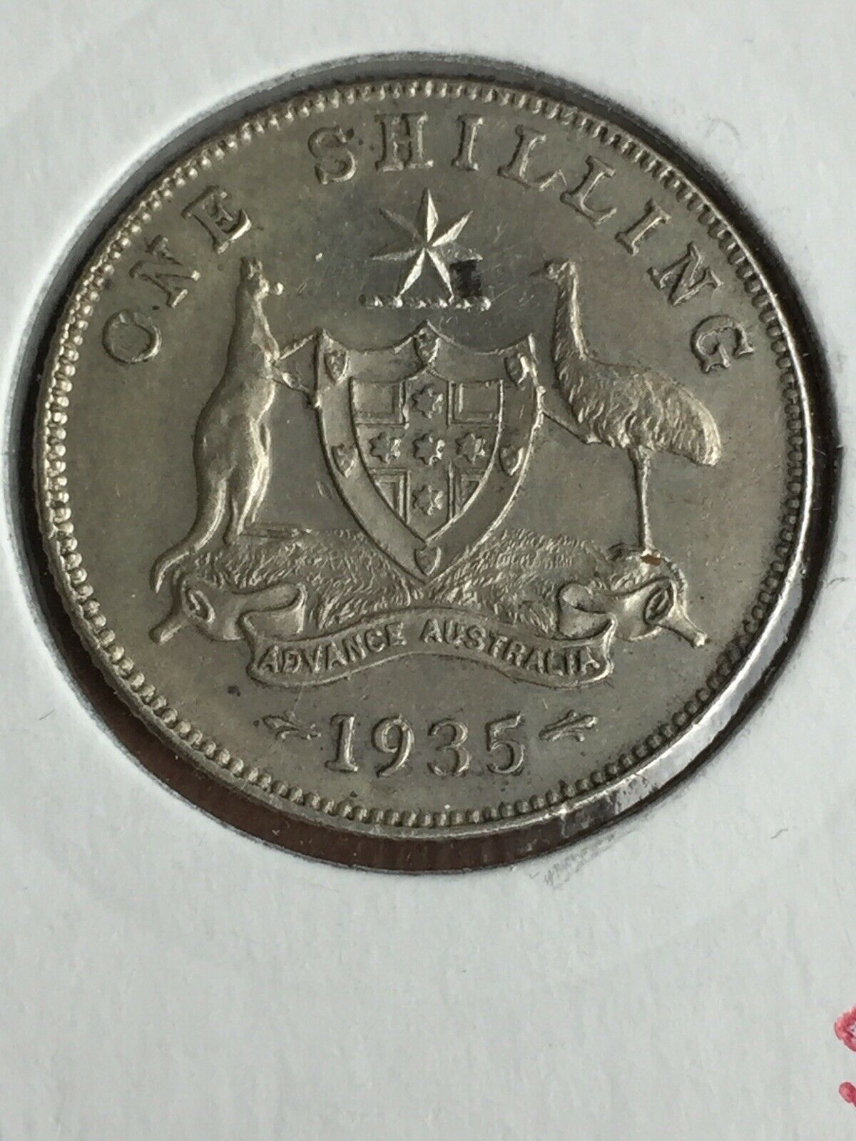 AUSTRALIAN : 1935 Shilling EF+