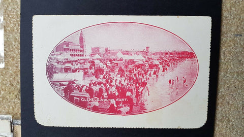 Australia Letter Card 1d full face KGV Glenelg South Australia used LC 11-54D