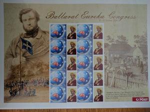 Australia Post Souvenir Sheet 50c Ballarat Eureka Congress 2004