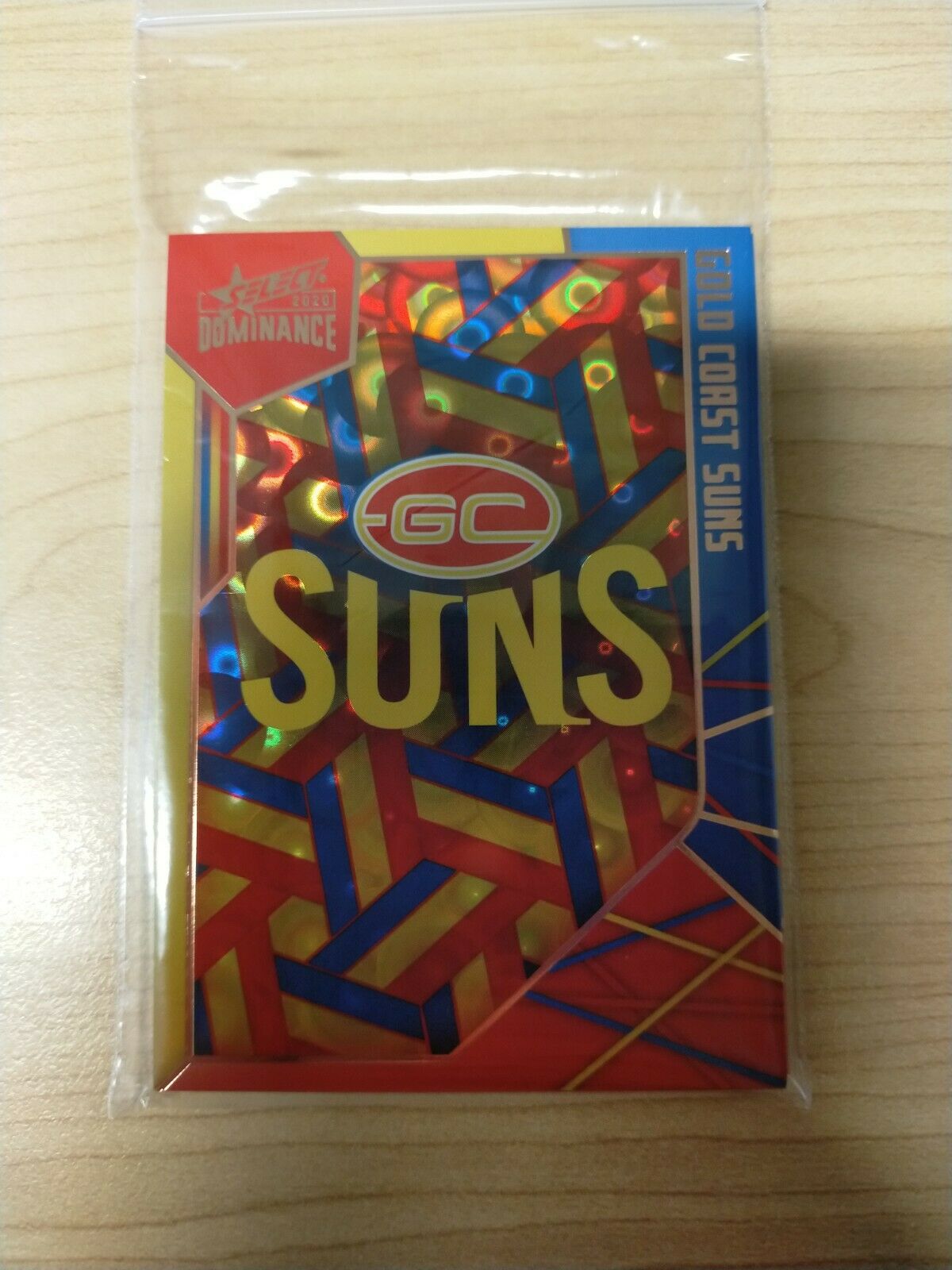 2020 AFL Select Dominance Holographic Parallel Team Set Gold Coast Suns