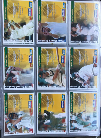 Weet-Bix Topps ACB Gold 2002 37 Assorted Australian Cards