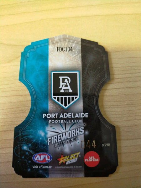 2020 Select Footy Stars Fireworks Ollie Wines Port Adelaide No.044/210