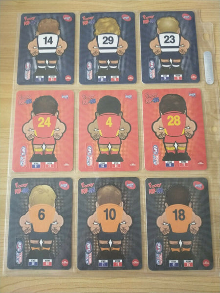 2016 AFL Teamcoach Footy Pop-Ups Complete Set Of 54 Cards