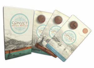 Australia 2016 Royal  Australian mint $1 Copper Uncirculated Coins- Convict Love Tokens