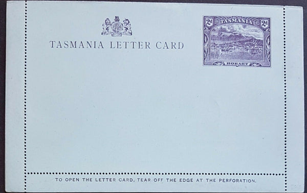 Tasmania Australian States 2d Scenic Letter Card Tasmania Mine Beaconsfield M,