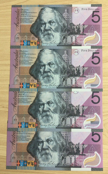 R219L $5 Henry Parks/Catherine Spence JD01 Last Prefix Polymer Uncirculated Run