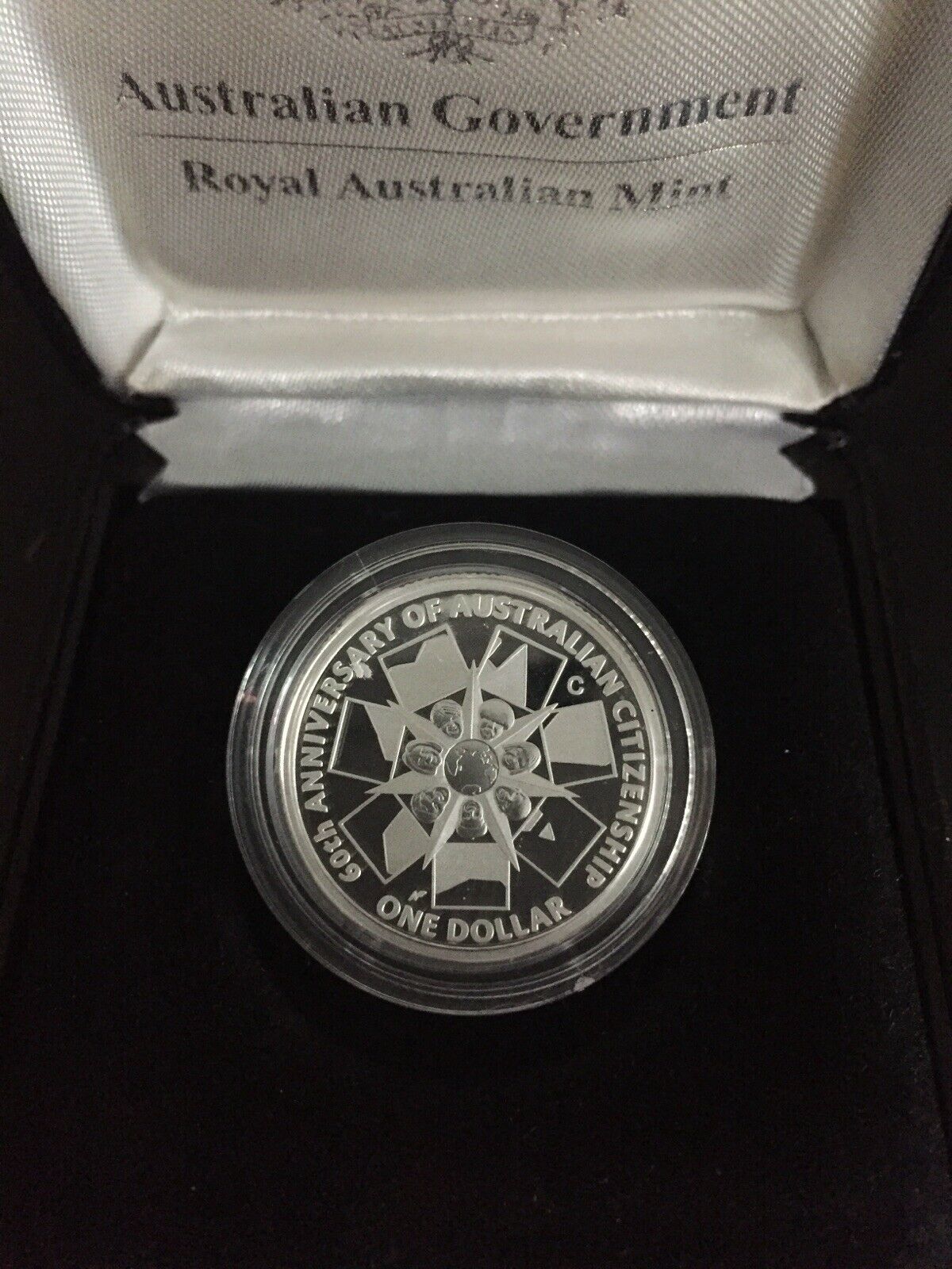 2009 Australian Citizenship $1 Silver  Proof Coin