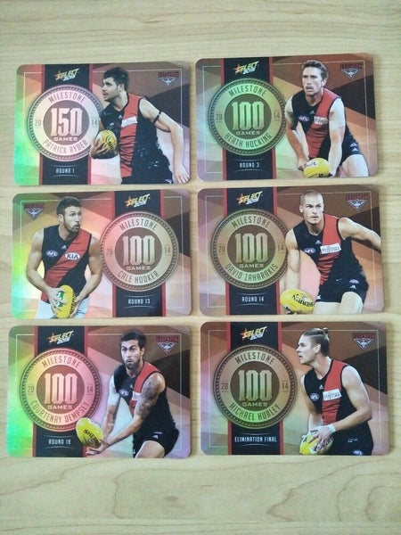2015 Select Milestones Essendon Bombers Team Set MG21-26