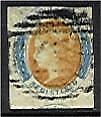 NSW Australian States SG 106 (6d) orange and Prussian blue FU