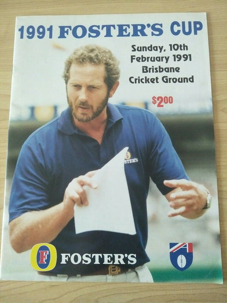 AFL 1991 Foster's Cup Brisbane v Collingwood Football Record