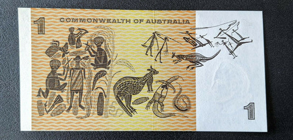 R72 $1 Commonwealth Of Australia Coombs/Randall Banknote UNC