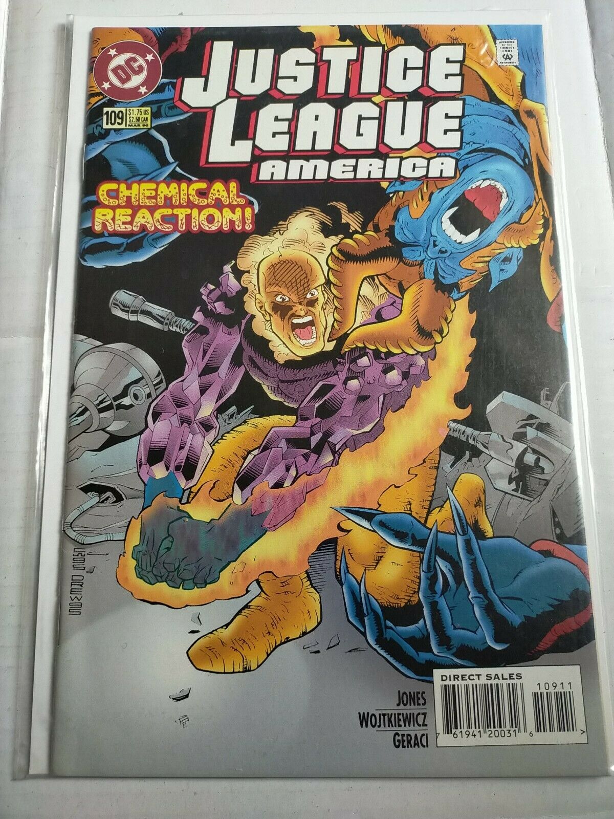 DC 1996 March #109 Justice League of America Comic