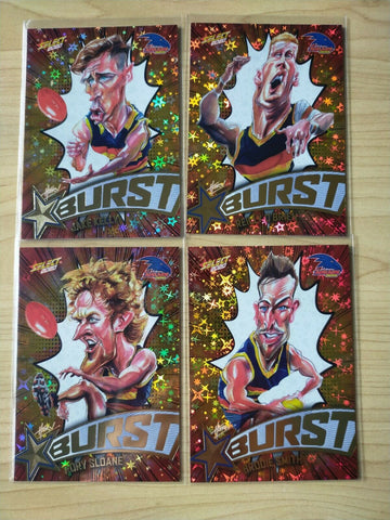 2020 Select Footy Stars Explosion Starburst Team Set Adelaide