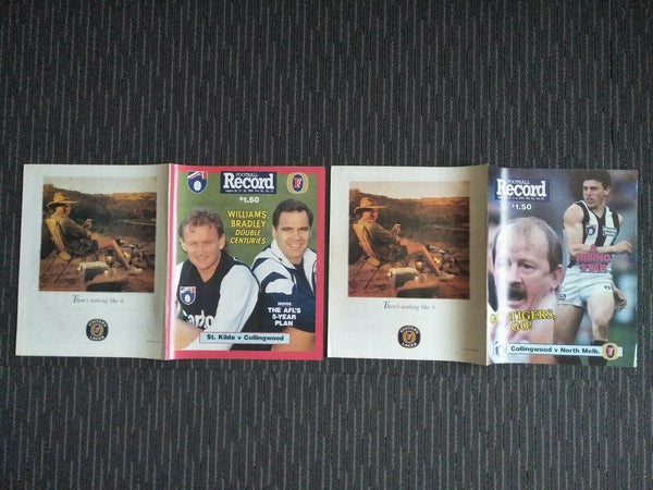 Lot Of 1994 AFL Football Records Collingwood Games x 22