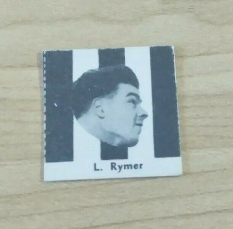 VFL 1956 Argus Newspaper Fireside Footballers Collingwood L Rymer Football Card