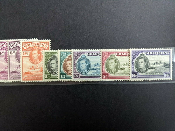 Gold Coast SG 120/32 Set of Stamps 1/2d to 10/- MUH