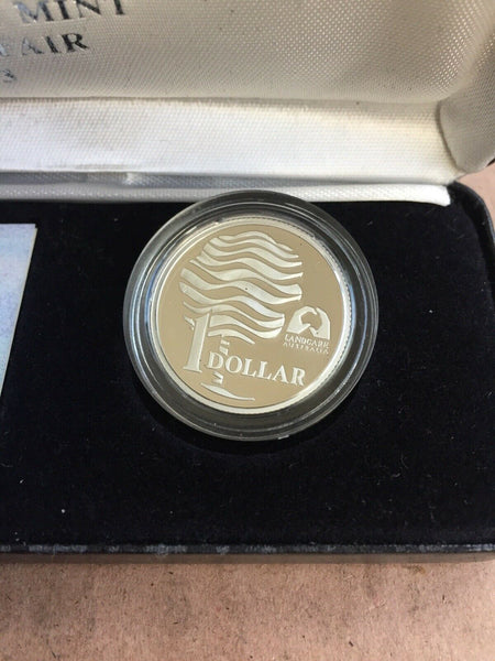 Australia 1993 Water Is Life $1 Silver Proof Coin “Brisbane Coin Fair Issue” Long Box