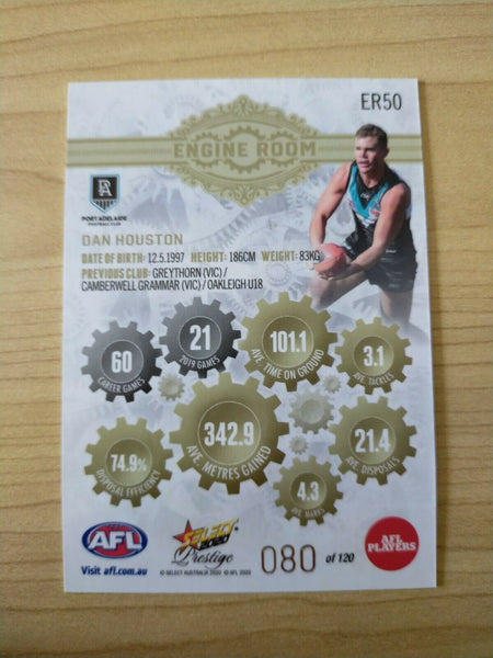 2020 Select Prestige Engine Room Dan Houston Port Adelaide No. 080/120