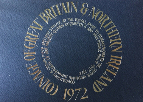 UK Great Britain 1972 Proof Coin Set Superb Condition.