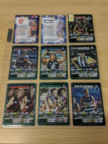 2005 Team Coach Subway Green Captain Wildcard Set of 16 Voss, Hird, Buckley